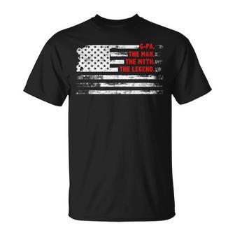 G-Pa The Man Myth Legend Father’S Day For Papa Grandpa T-Shirt - Thegiftio UK