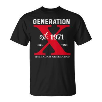 Gen X 1971 Bevor Du Geboren Wurdest Warissie Totenkopf T-Shirt - Seseable
