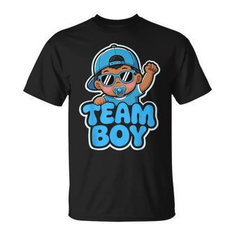 Gender Reveal Party Afro Team Boy Announcement T-Shirt - Thegiftio UK