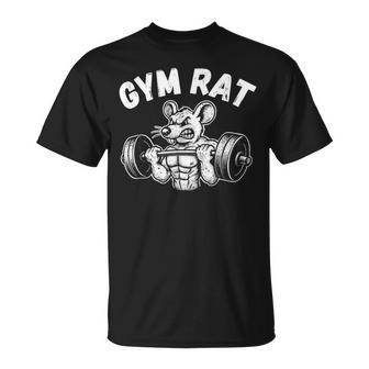 Gimnasio Rata Divertida Dibujos Animados Musculares – Jacked Gym Rat Camiseta unisex - Regaloses