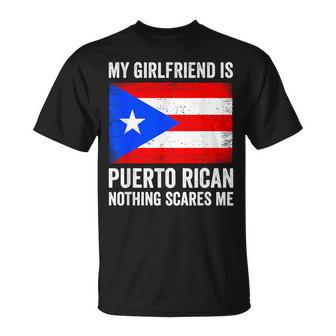 My Girlfriend Is Puerto Rican Nothing Scares Me Puerto Rico T-Shirt - Thegiftio UK