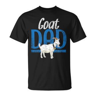 Goat Dad Fathers Day Farmer Goats Lover Farming T-Shirt - Monsterry UK