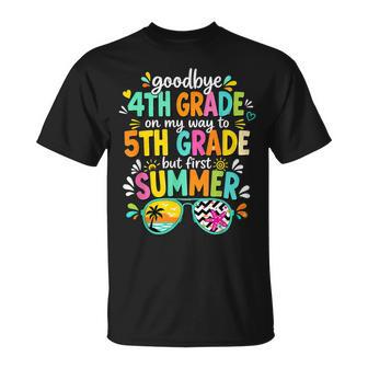 Goodbye 4Th Grade On My Way To 5Th Grade Last Day Of School T-Shirt - Thegiftio UK