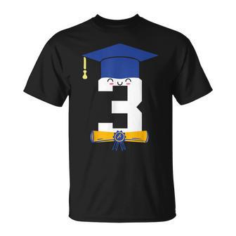 Graduación Preescolar Para Niños Y Niñas De 3 Años Camiseta unisex - Regaloses