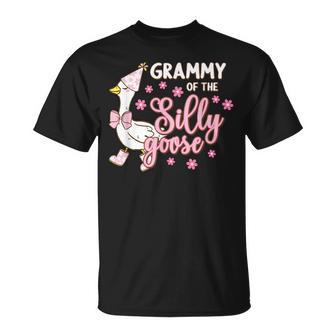 Grammy Of The Silly Goose 1St First Birthday Family Matching T-Shirt - Thegiftio UK