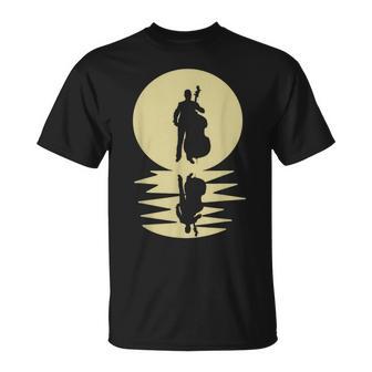 Gran Contrabajo Luna Regalo Música Camiseta unisex - Regaloses