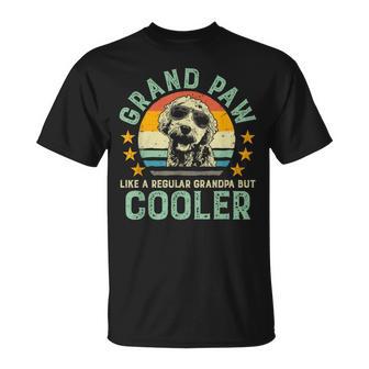 Grand Paw Like Regular Grandpa But Cooler Doodle Lover T-Shirt - Thegiftio UK