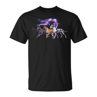 Great Dane ビンテージ 90年代 犬好き グレートデーン オーナー メンズ レディース Tシャツ - Kawaiitshirt