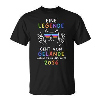 Grundschule 2026 Eine Legende Gehtom Gelände T-Shirt - Seseable