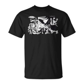 Guernica Obra De Arte In Mangas Camiseta unisex - Regaloses