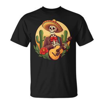 Guitare Mexicaineombrero T-Shirt - Cadeauxyz