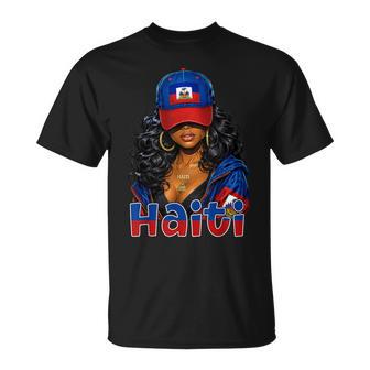 Haitian Girl Flag Day Haiti Independence Day Woman T-Shirt | Seseable UK