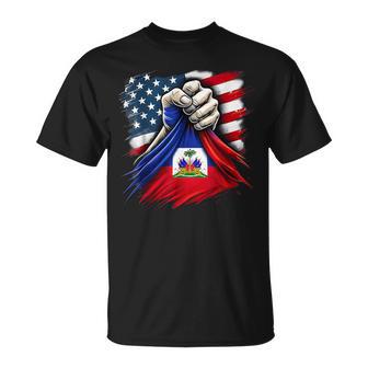 Haitian Princess Haitian Flag Day Usa Flag Haiti Pride Women T-Shirt | Mazezy
