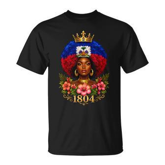 Haitian Queen Flag Day Haiti 1804 Independence Day Women T-Shirt | Mazezy