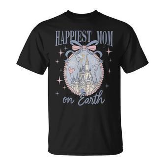 Happiest Mom On Earth Mother's Day T-Shirt - Monsterry