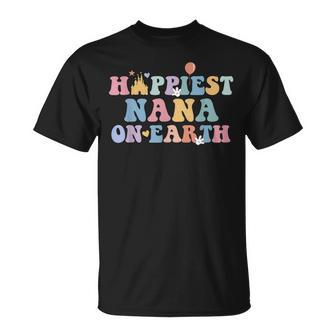 Happiest Nana On Earth Happiest Grandma Matching Family Trip T-Shirt | Mazezy