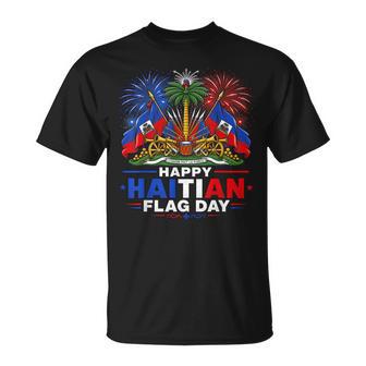 Happy Haitian Flag Day Patriotic Haiti Heritage Celebration T-Shirt | Mazezy
