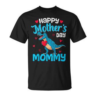 Happy Mother's Day Mommy T Rex Dinosaur For Son Toddler Boys T-Shirt - Thegiftio UK