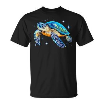 Hawaiian Sea Turtle Hawaii Vacation Beach Summer T-Shirt | Mazezy