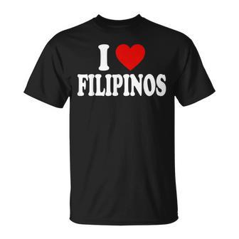 I Heart Love Filipinos T-Shirt - Monsterry