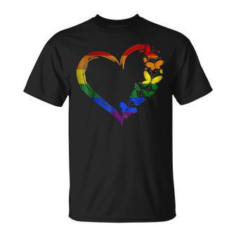 Heart Love Lgbt Gay Lesbian Pride Month T-Shirt - Thegiftio UK