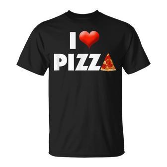 I Heart Pizza Maglietta - Novitaregali