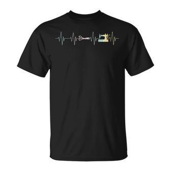 Heartbeat ミシンキルティングミシン。 Tシャツ - Kawaiitshirt