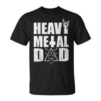 Heavy Metal Dad Pentagram Metal Music Father T-Shirt - Thegiftio UK