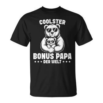 Herren Coolster Bonus Papa Der Welt -Tiefpapa T-Shirt - Seseable