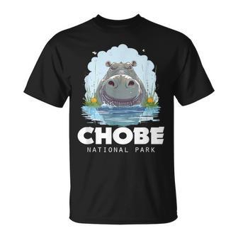 Hippo アフリカンサファリ チョベ国立公園 お土産 Tシャツ - Kawaiitshirt