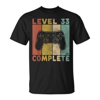 Hombre Gamer 33 Cumpleaños Regalo Para Hombres 33 Años Camiseta unisex - Regaloses