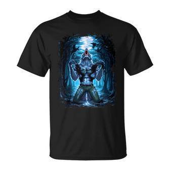 Hombre Lobo Meme Hombre Lobo Ripping Meme Camiseta unisex - Regaloses