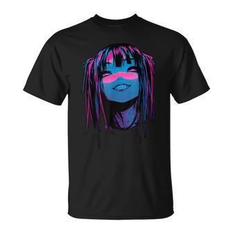 Horror Anime Waifu Girl Japanese Vampire Graphic T-Shirt - Thegiftio
