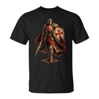 Hospitaller Knight Medieval Templar T-Shirt - Thegiftio UK