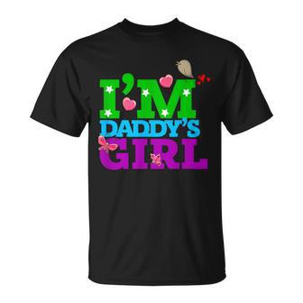 I'm Daddy's Girl I Love You Dad Daddy Daughter Tシャツ - Kawaiitshirt