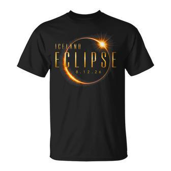 Iceland 2026 Total Eclipse 08 12 26 Solar Eclipse Totality T-Shirt | Seseable UK