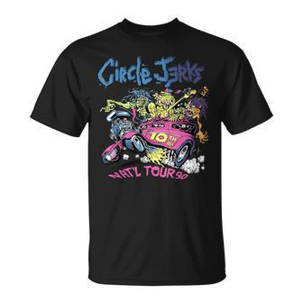 Illustration De La Tournée Circle Jerks 91 T-Shirt - Cadeauxyz