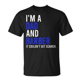I'm A Dad Barber Barber Dad Fathers Day T-Shirt - Thegiftio UK