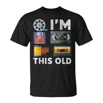 I'm This Old Retro Vintage Media Classic Technology T-Shirt - Thegiftio UK
