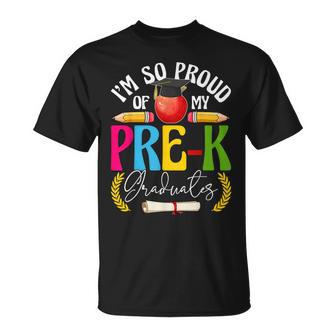 I'm Proud Of My Pre-K Graduates Teacher Graduation Party T-Shirt - Monsterry UK