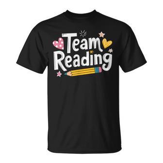 Interventionist Teacher And Literacy Coach Team Reading T-Shirt - Monsterry