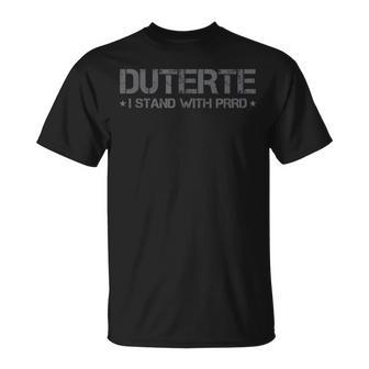 Itand With Digong Duterte Prrd Du30 フィリピン国旗 Tシャツ - Kawaiitshirt