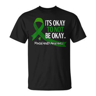 It's Okay To Not Be Okay Mental Health Awareness T-Shirt - Thegiftio UK