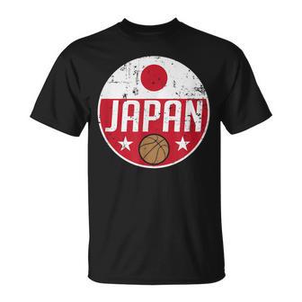 Japan Basketball Flag Jerseyupporter Nippon Fan Tシャツ - Kawaiitshirt