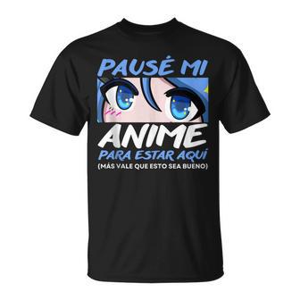 Japon Anime Pausé Mi Anime In Mangas Camiseta unisex - Regaloses
