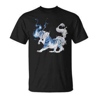 Japonais Aesthetic Tiger Tokyo Japon Manga Anime Asiatique 80'S T-Shirt - Cadeauxyz
