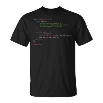 Javascript コードウィザード プログラミング構文 ウェブ開発者 Tシャツ - Kawaiitshirt