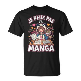 Je Peux Pas J'ai Manga Fille Panda Et Ramen Otaku Anime T-Shirt - Cadeauxyz