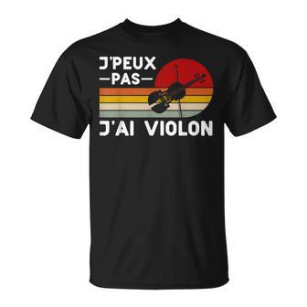 Je Peux Pas J'aiiolon Humourioloniste Musicien Drole T-Shirt - Cadeauxyz