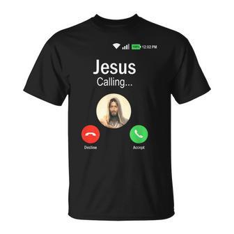 Jesus Is Calling I Jessus Calls An & Tシャツ - Kawaiitshirt